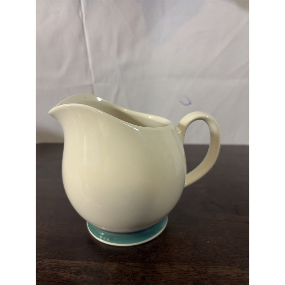 Pfaltzgraff USA JUNIPER Gravy Pitcher Teal Burgundy